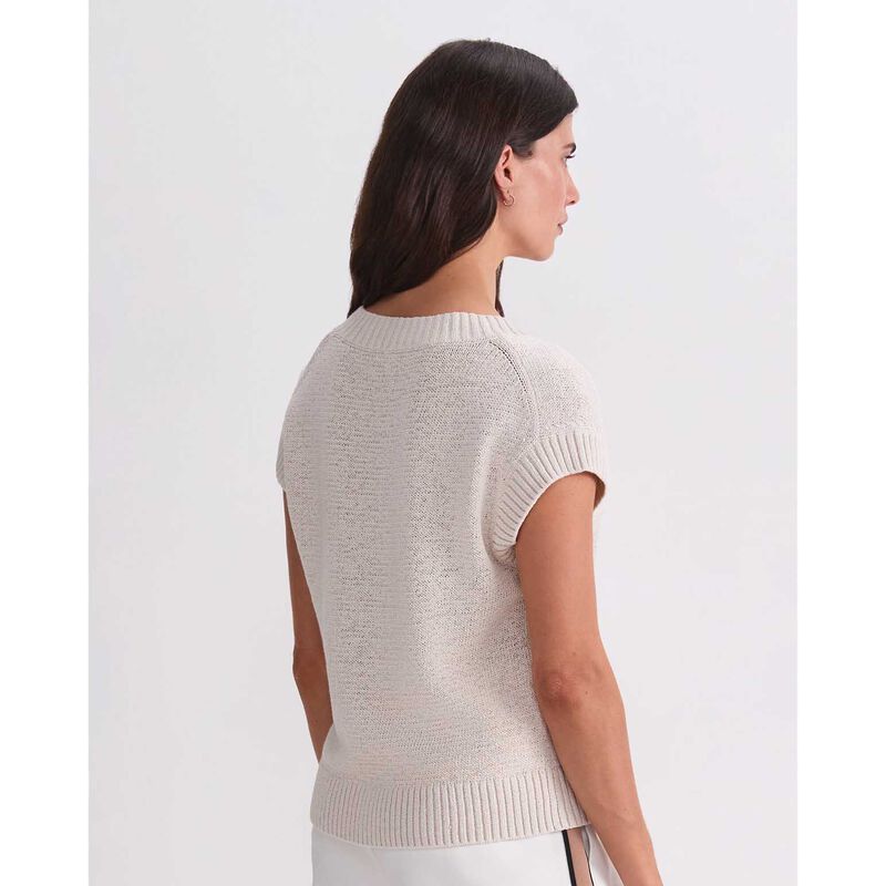 Sportscraft Josie Tape Yarn V Neck image number 5