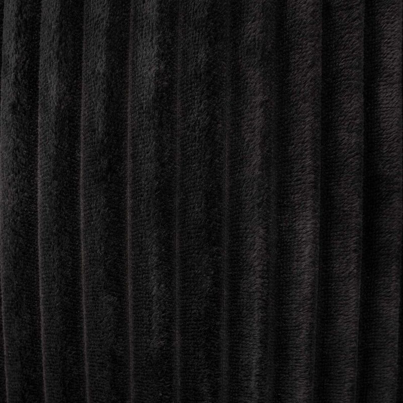 Bambury Channel Fleece Robe Charcoal image number 2