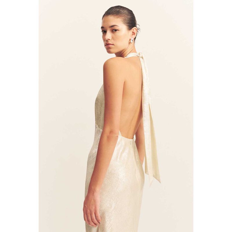 Shona Joy Calder Halter Neck Maxi Dress image number 2