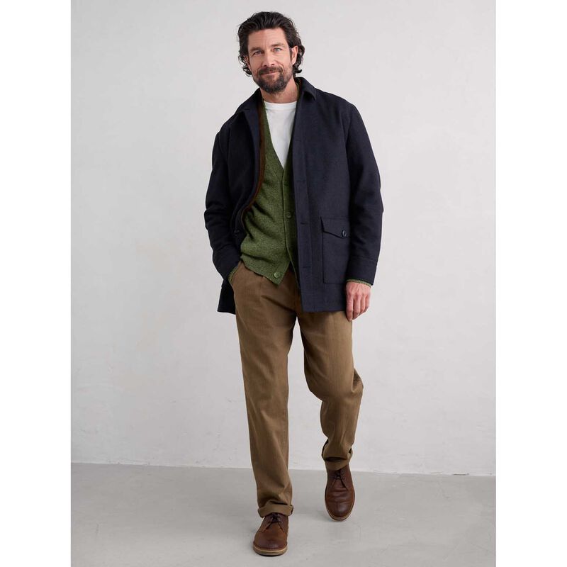 Seasalt Cornwall Rowlocks Coat Midstream Maritime image number 3