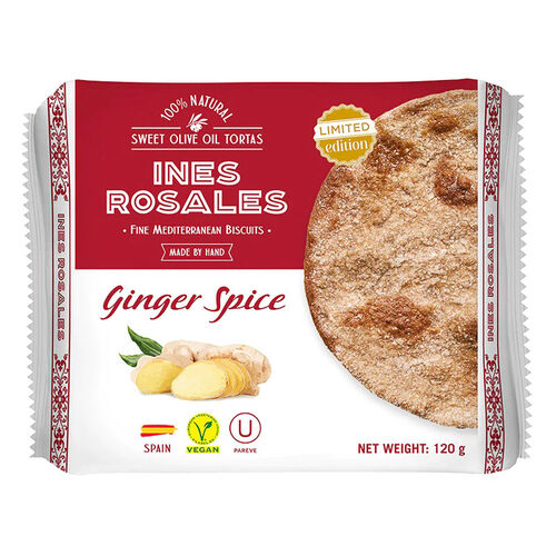 Ines Rosales Ginger Spice Tortas 120g