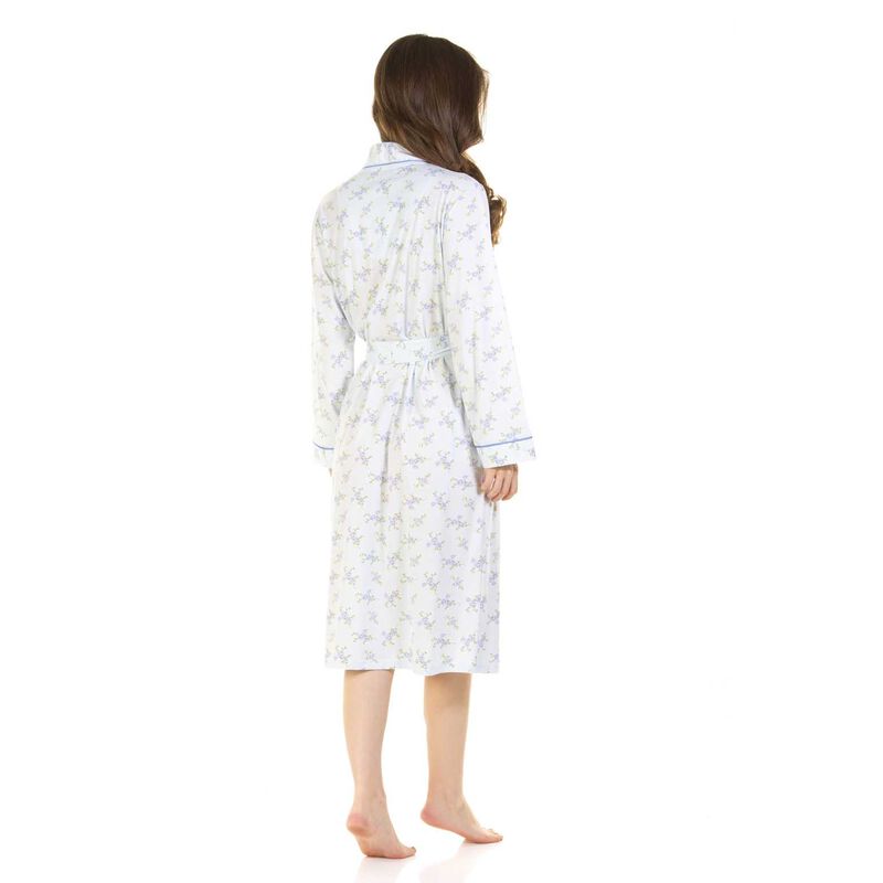 La Marquise Primrose In Bloom Cotton Rich Wrap Robe image number 1
