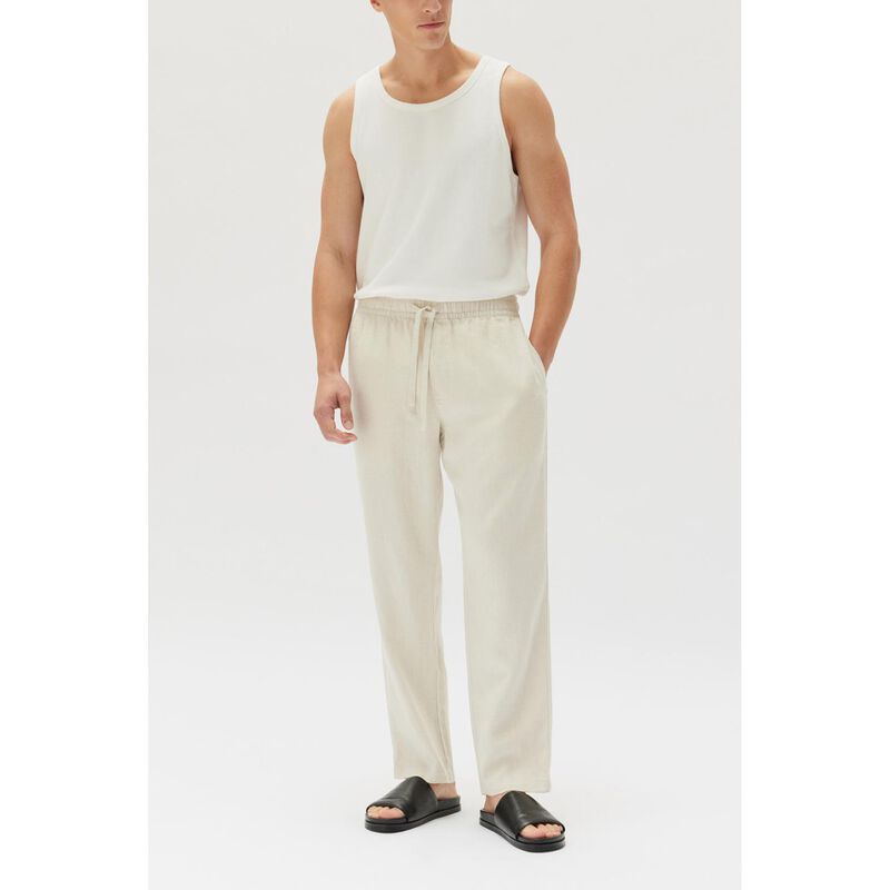 Assembly Label Tide Linen Pants Limestone image number 3