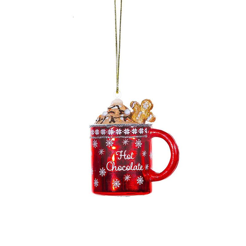 Sass & Belle Hot Chocolate Shaped Decoration image number 0