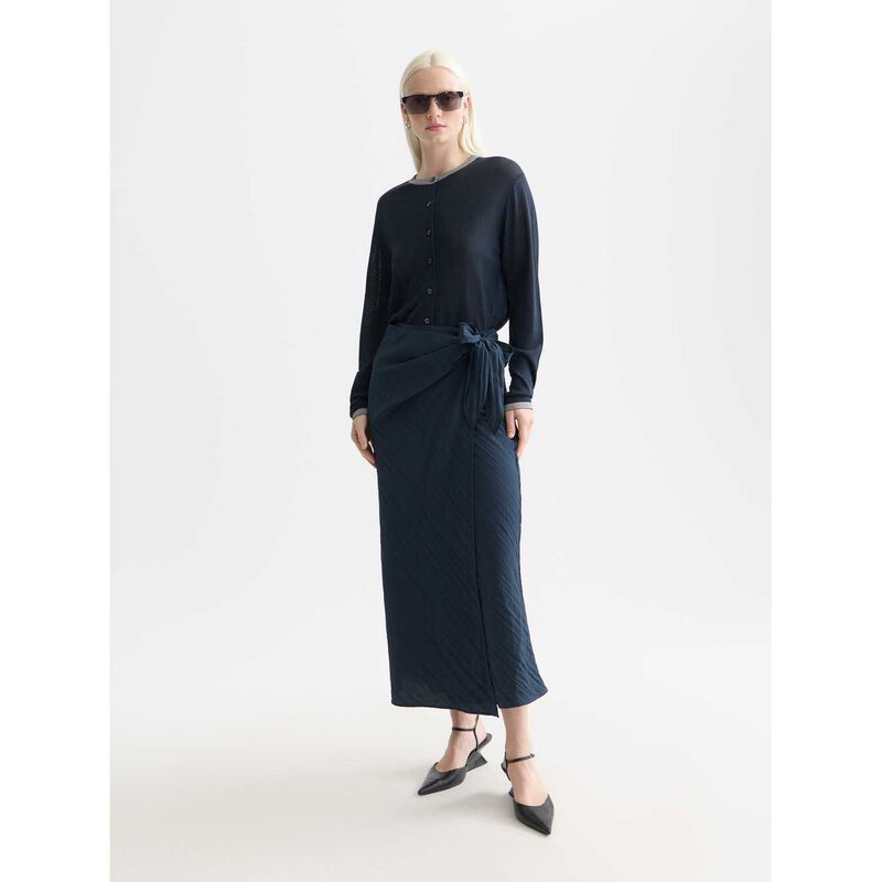 Scotch & Soda Stripe Trim Relaxed Cardigan image number 3