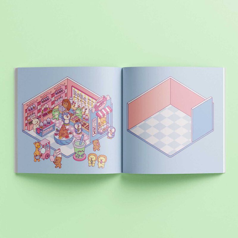 Hinkler Cosy Sticker Worlds Village Vibes image number 3