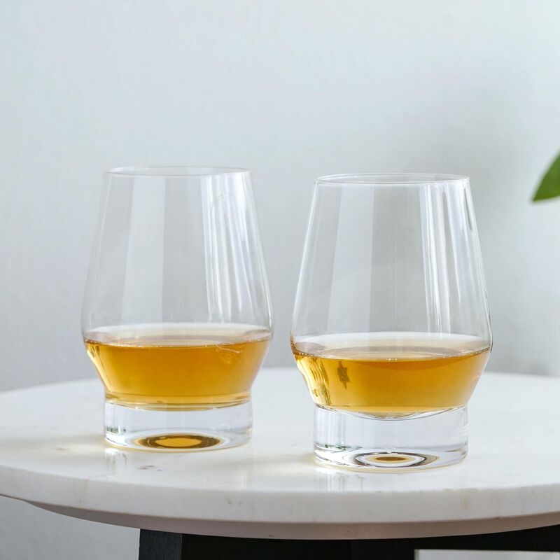 Heavy Base Crystal Whiskey Glasses by Viski® image number 1