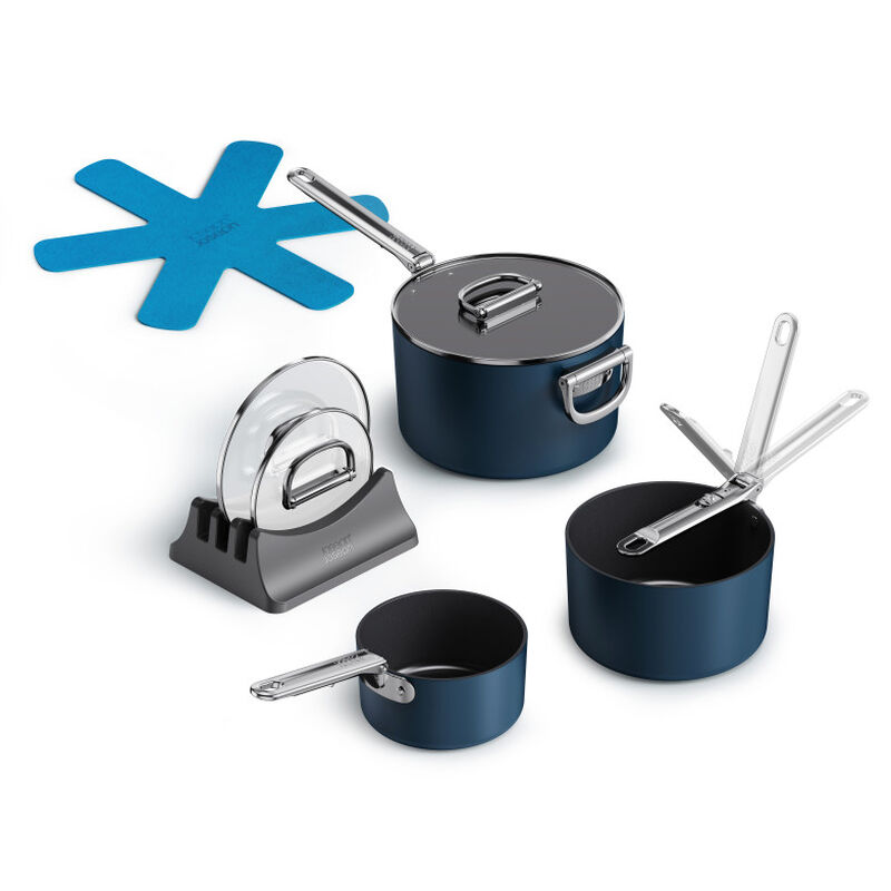 Joseph Joseph Space 3-Piece Non-Stick Saucepan Set image number 1