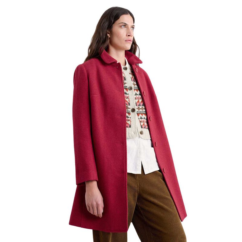 Seasalt Cornwall Wood Cabin Coat Maple image number 0