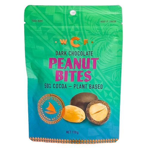 Wellington Chocolate Factory Dark Chocolate Peanut Bites 110g