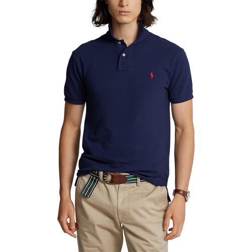 Polo Ralph Lauren Custom Slim Fit Mesh Polo Shirt