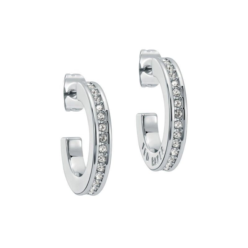 Ted Baker Sinliaa Crystal Hoop Earrings image number 0
