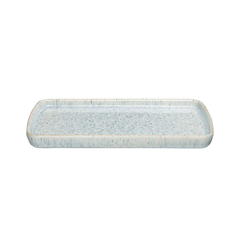Denby Halo Speckle Small Rectangular Platter 26cm image number 0