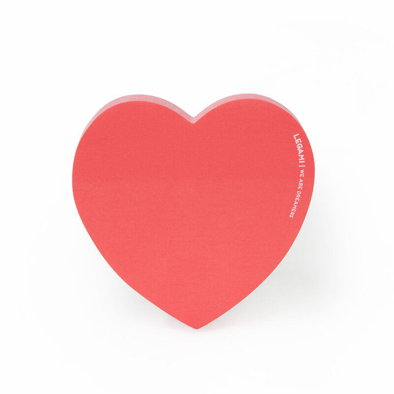 Legami Lovely Notes Adhesive Notepad - Heart image number 0