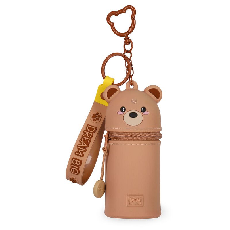 Legami Teddy Bear Coin Purse With Key Ring image number 0