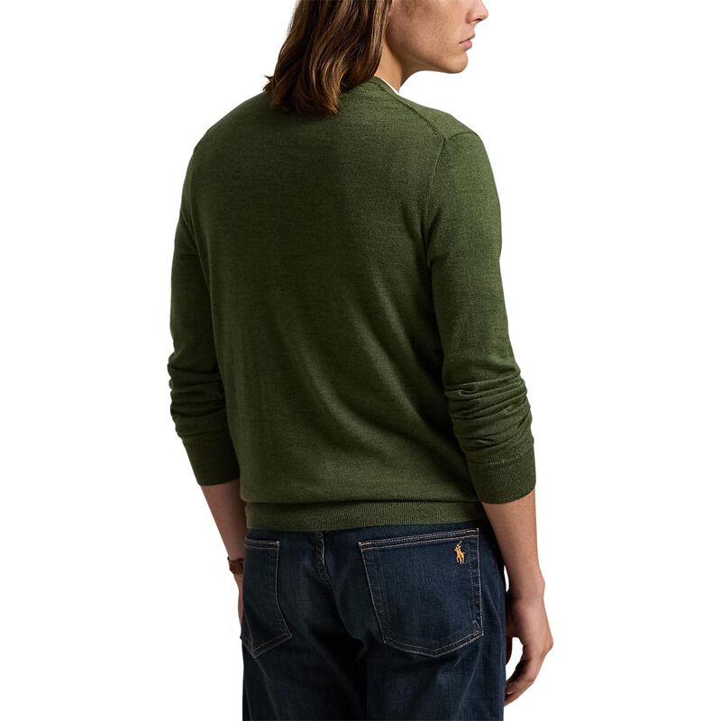 Polo Ralph Lauren Slim Fit Washable Wool Crewneck Sweater image number 1