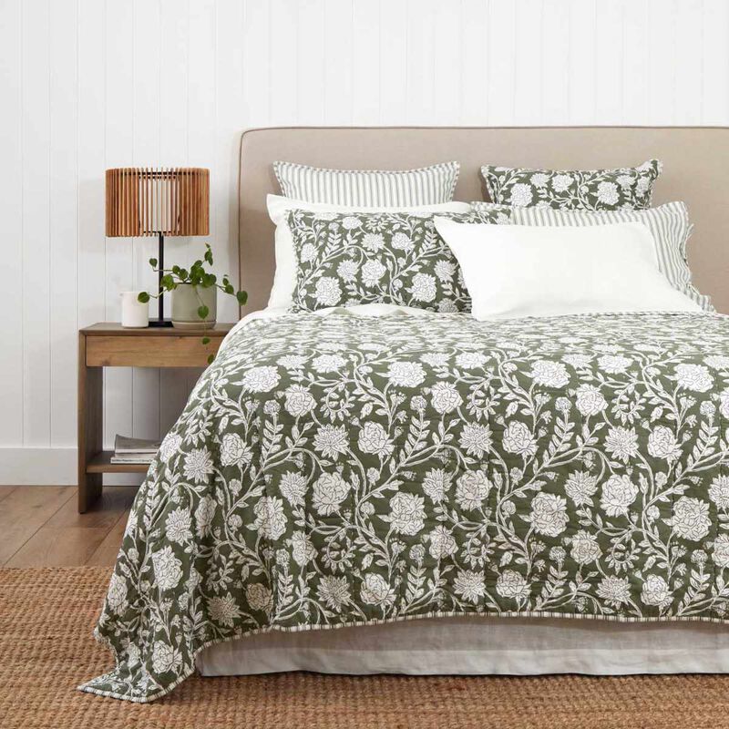 Wallace Cotton Elora European Pillowcase image number 1