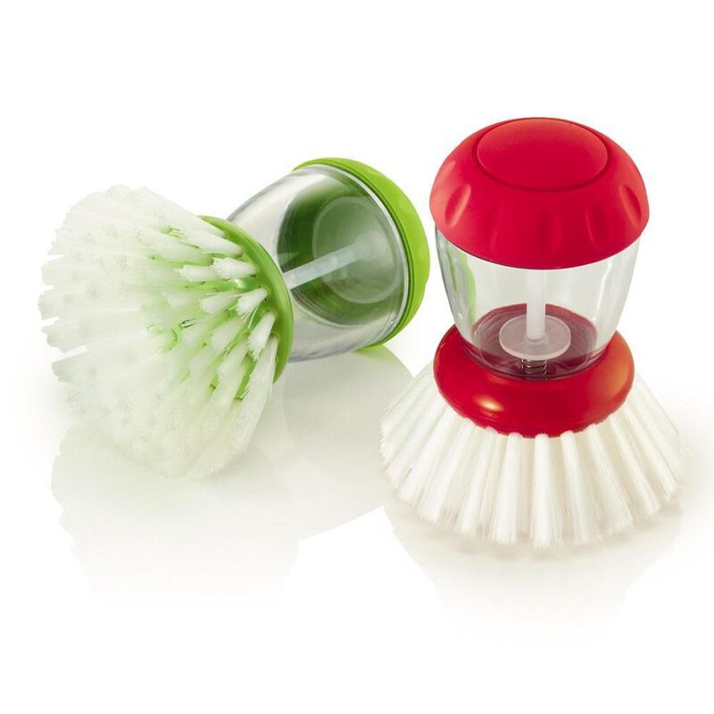 Zeal Dish Brush with Dispenser image number 0