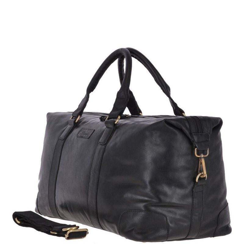 Ashwood Large Leather Vintage Holdall image number 2