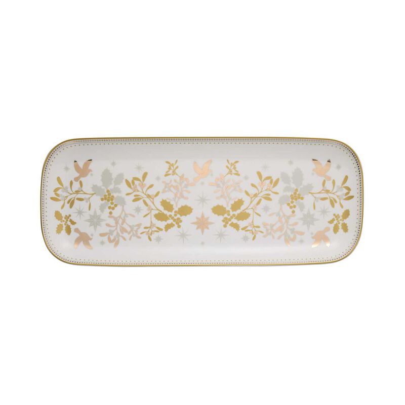 Maxwell & Williams White Christmas Oblong Platter 41X17cm Gift Boxed image number 0