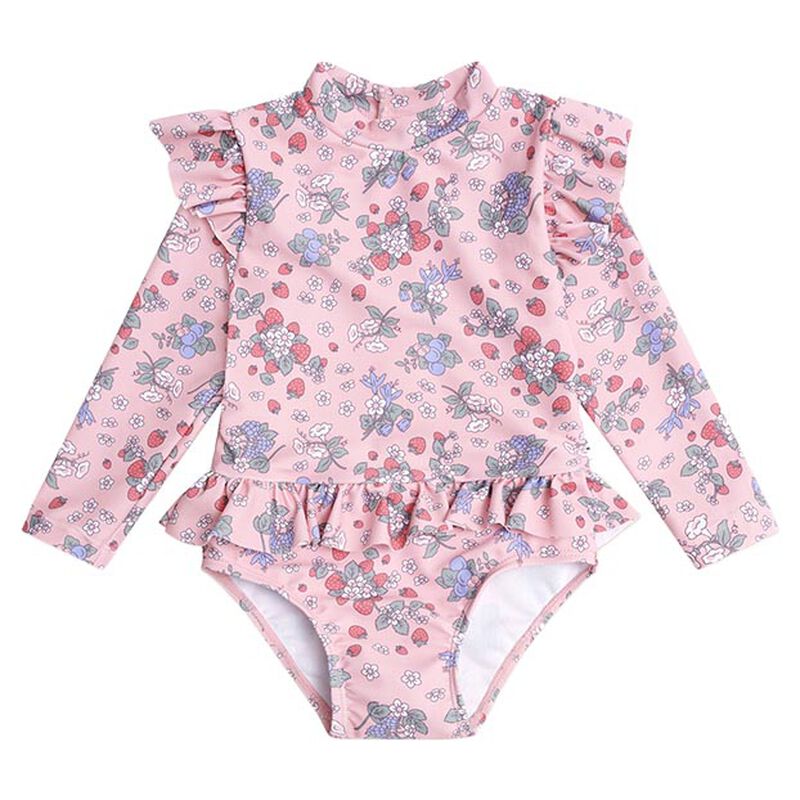 Huxbaby Strawberry Garden Frill Swimsuit image number 0