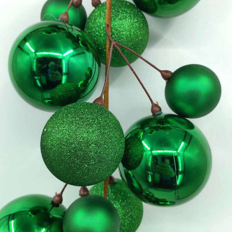 Mixed Xmas Bauble Garland 200cm image number 5