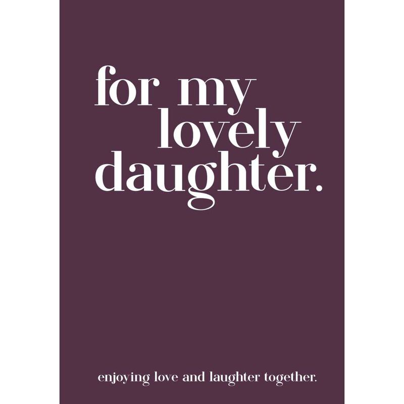 Modern Quotable: For My Lovely Daughter Giftbook image number 0