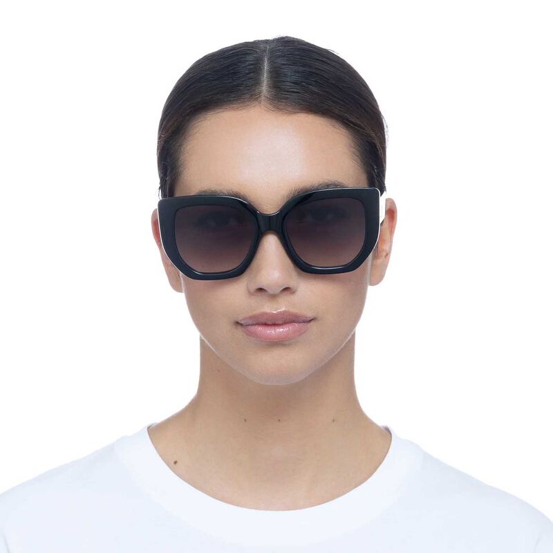 Le Specs Euphoria Black Sunglasses image number 3