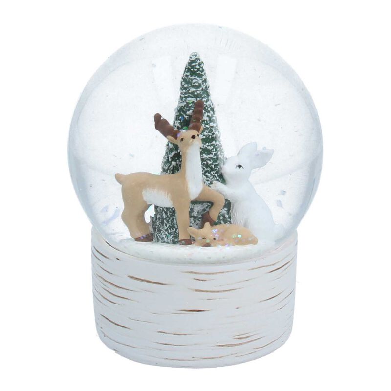 Gisela Graham Woodland Animals/Tree Snow Dome image number 0