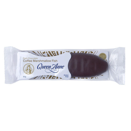 Queen Anne Dark Chocolate Marshmallow Fish Coffee 50g