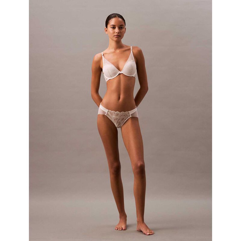 Calvin Klein Ck Floral Lace Lightly Lined Plunge image number 3