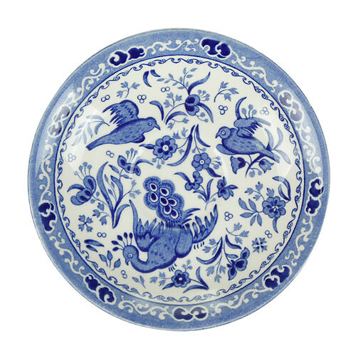 Burleigh Blue Regal Peacock Tea Saucer