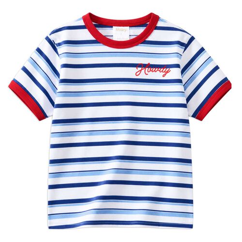 Milky Ranch Stripe Tee 2-7Y