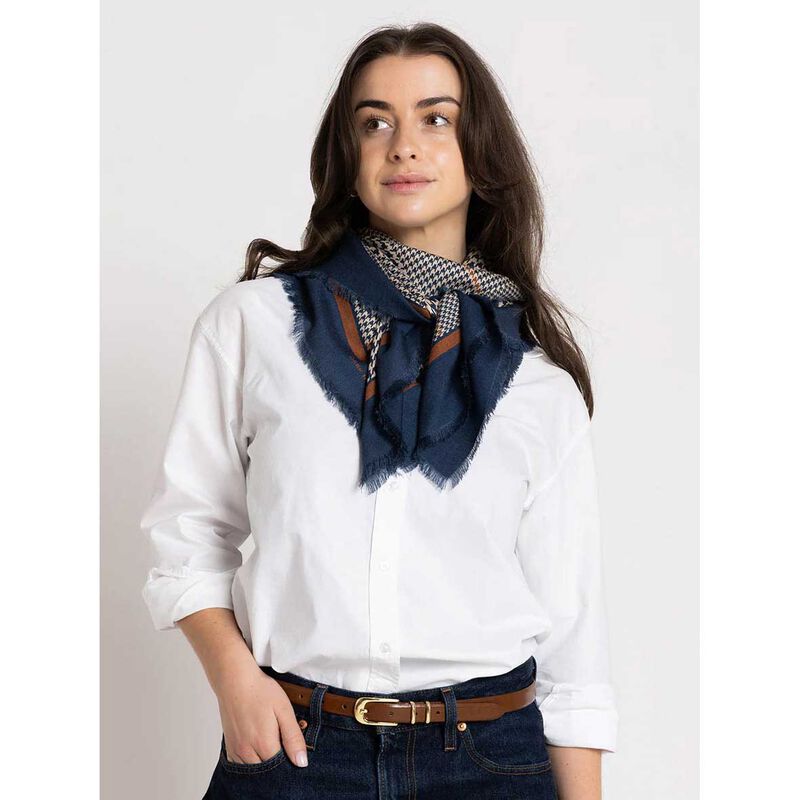 Dark Hampton The Sutherland Wool Silk Scarf image number 2