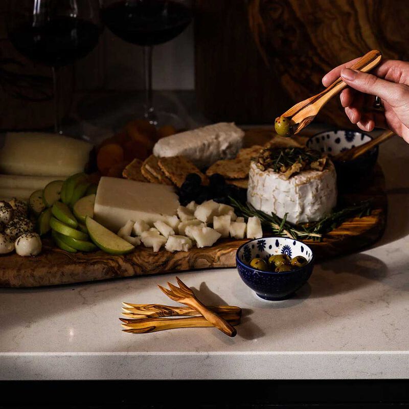 Selbrae House Olive Wood - 4 Olive Forks image number 1