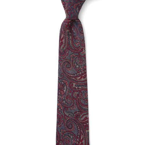 Cambridge Matte Paisley 7.5cm Tie