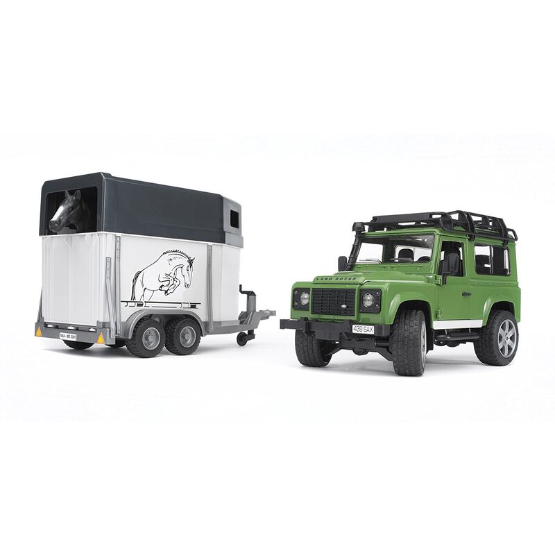 Bruder Land Rover & Horse Float image number 1