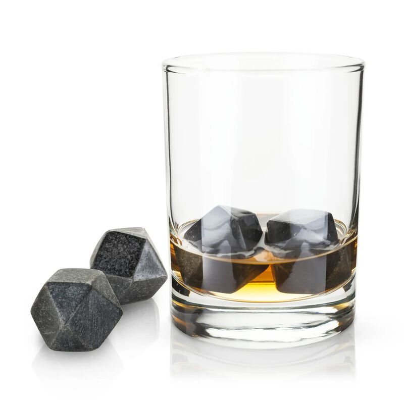 Glacier Rocks® Hexagonal Basalt Stones By Viski® image number 0