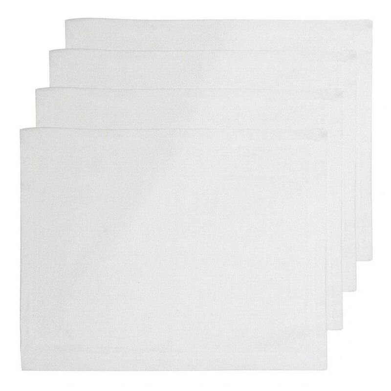 Ladelle Lina White Placemat Pack Of 4 image number 0