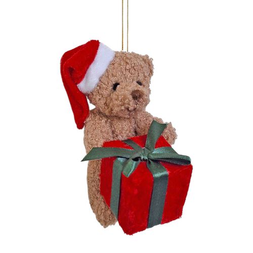 Teddy In Stocking / With Gift