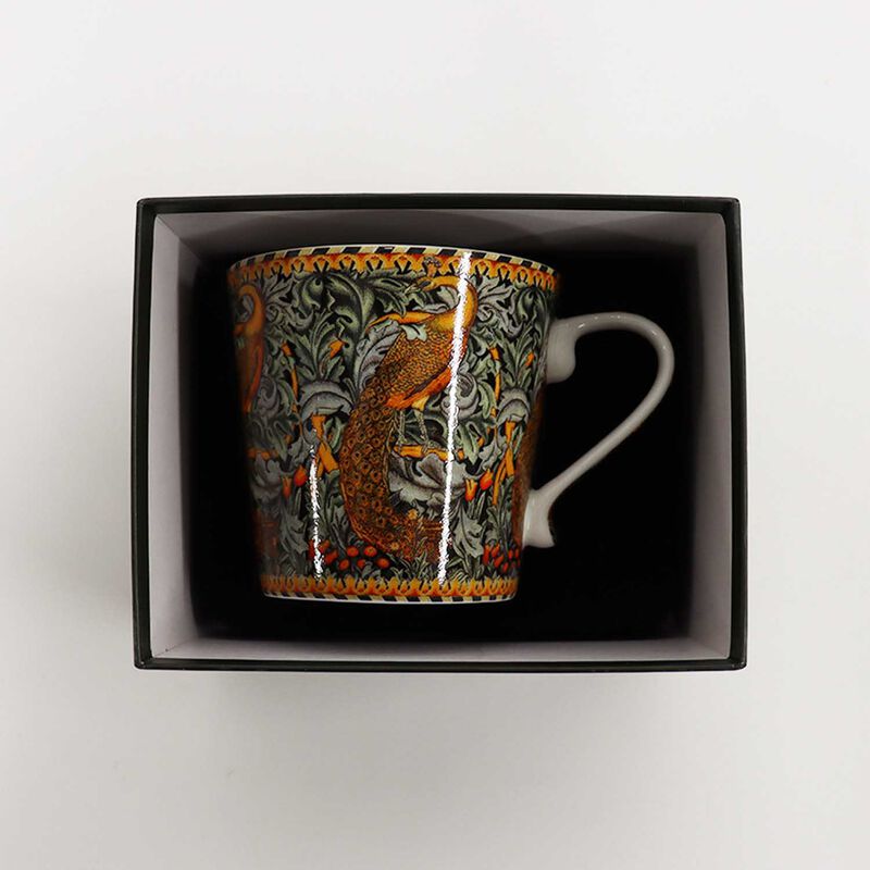 Dyme Bone China Conical Mug Single In Gift Box - Peacock image number 2