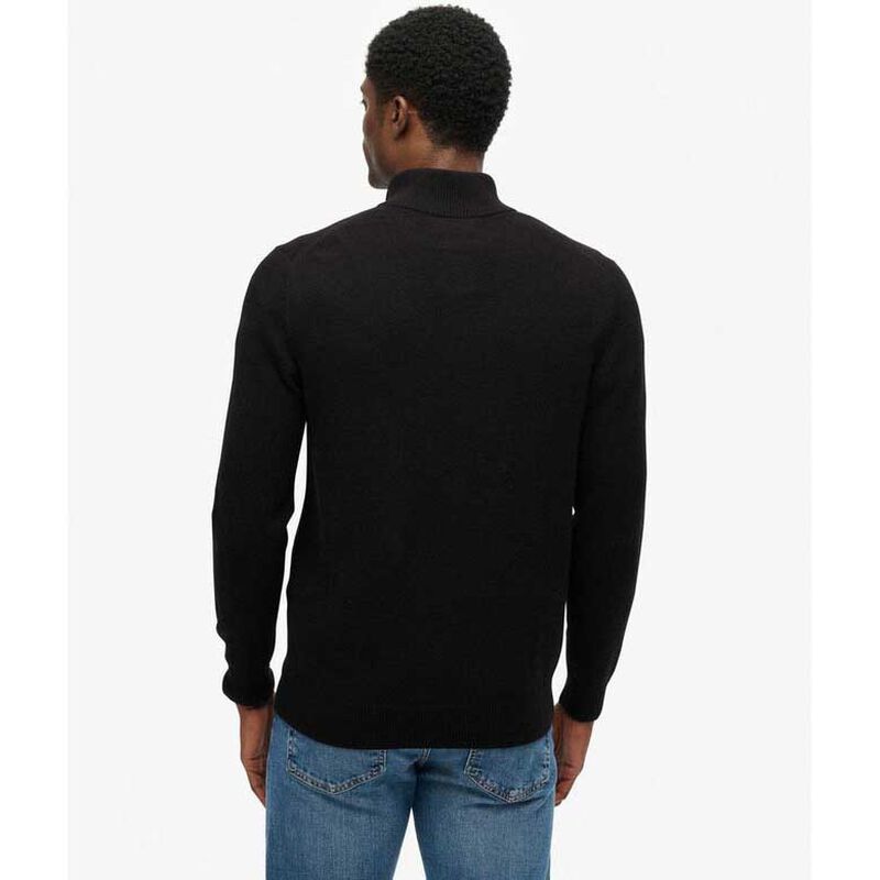 Superdry Wool Blend Half Zip Jumper image number 1
