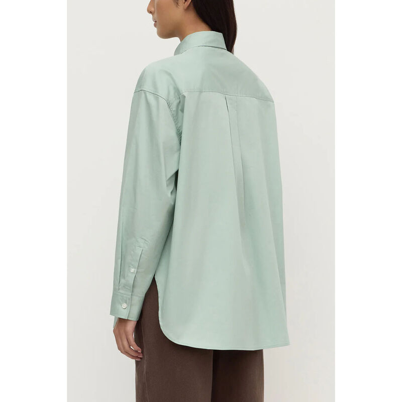 Assembly Label Marigold Poplin Long Sleeve Shirt Mint image number 1
