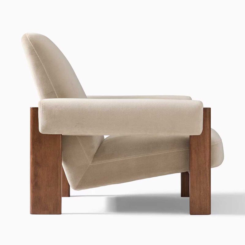 West Elm Nils Chair Clay image number 1