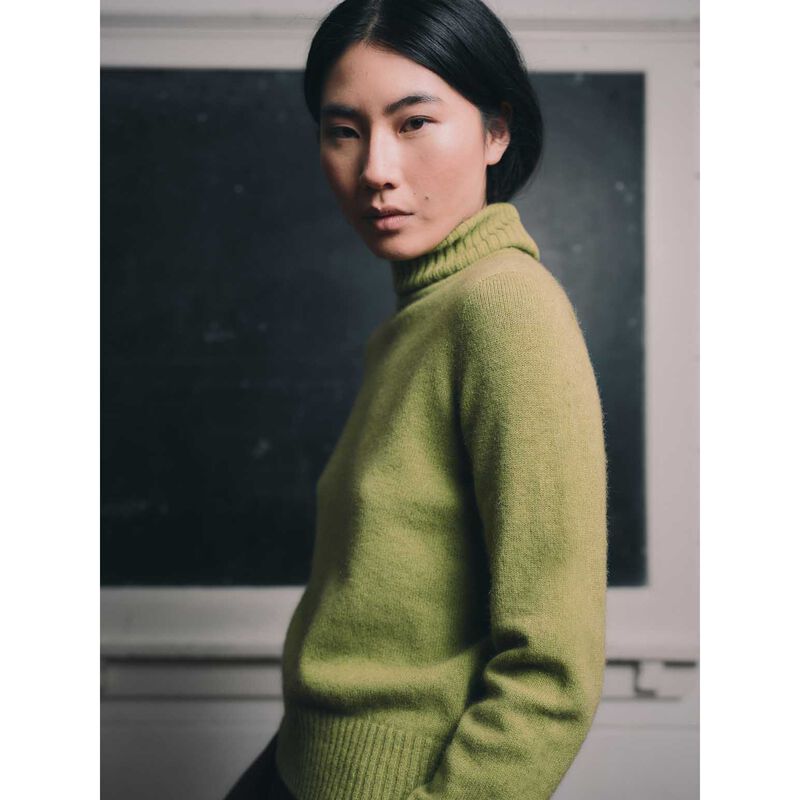 Standard Issue Merino Okewa Crop Funnel Neck Jersey image number 1