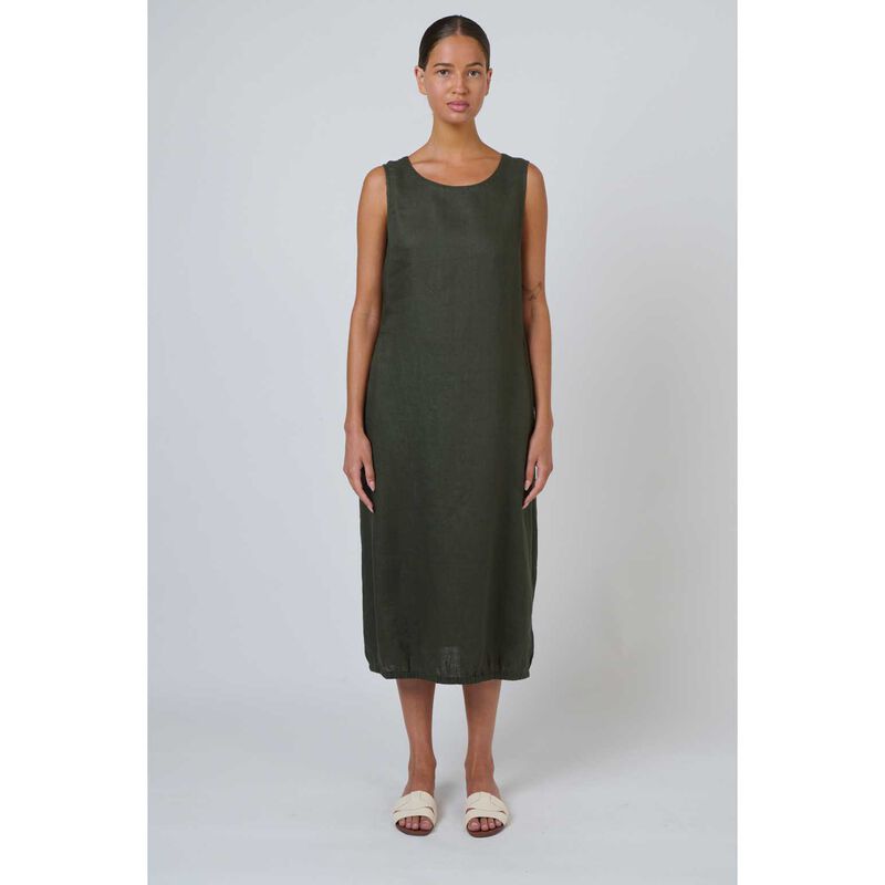 Naturals By O & J Topiary Linen Dress image number 3