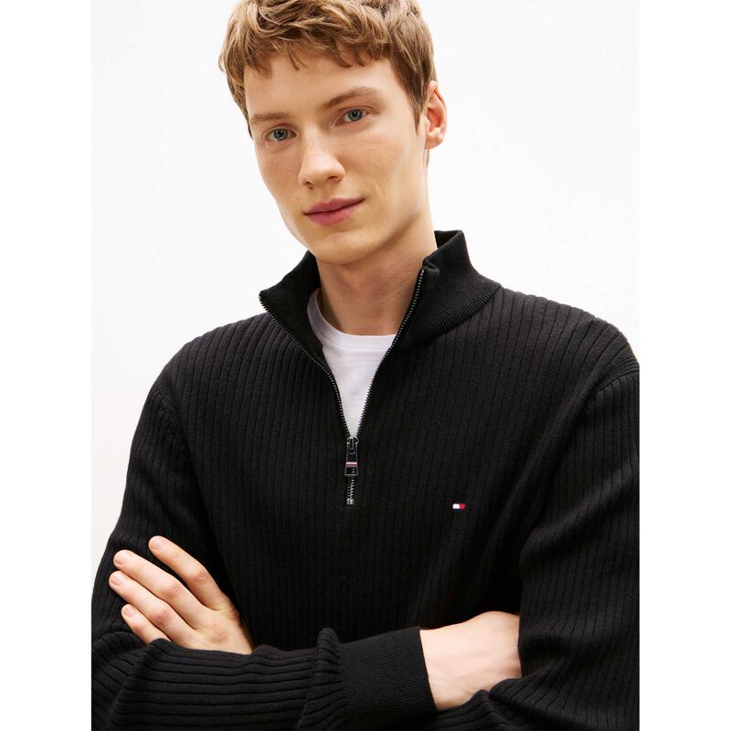 Tommy Hilfiger Quarter-Zip Jumper With Cashmere image number 2
