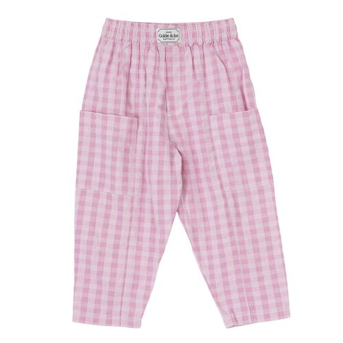 Goldie + Ace Lightweight Gingham Kit Pocket Pant 6M-2Y