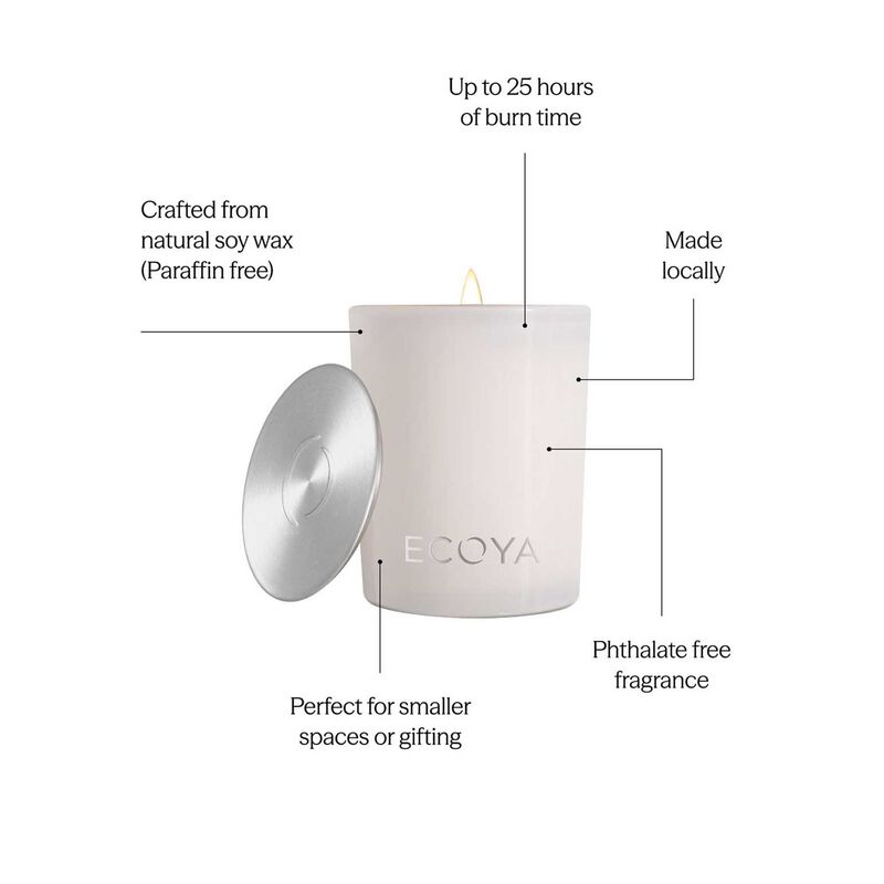 ECOYA Sea Salt & Coconut Mini Madison Candle 80g image number 2