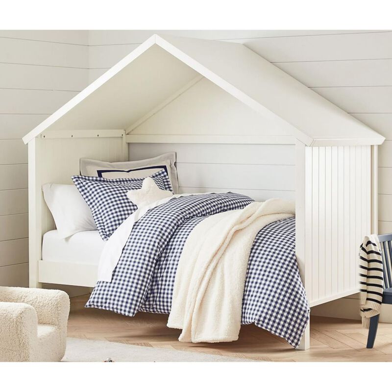 Pottery Barn Kids Catalina Cottage House Twin Bed White image number 3